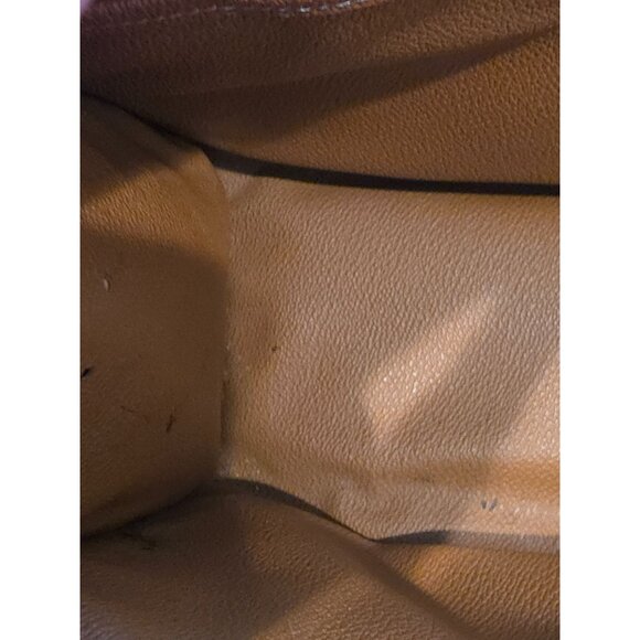 Vintage Dooney & Bourke Pebbled Leather Satchel Handbag - Made In USA - Picture 10 of 16